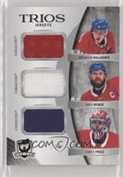 Brendan Gallagher, Shea Weber, Carey Price #/35