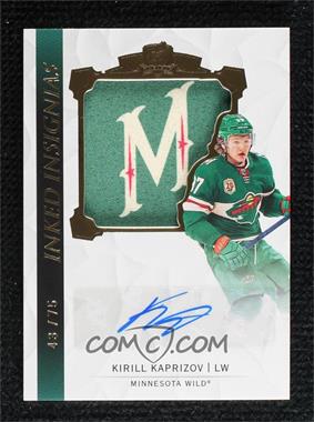 2020-21 Upper Deck The Cup - Inked Insignias Manufactured Patch Autographs #II-KK - Kirill Kaprizov /75