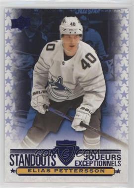 2020-21 Upper Deck Tim Hortons Collector's Series - All-Star Standouts #AS-2 - Elias Pettersson