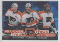 Sean Couturier, Claude Giroux, Carter Hart