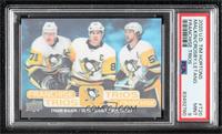 Evgeni Malkin, Sidney Crosby, Kris Letang [PSA 9 MINT]