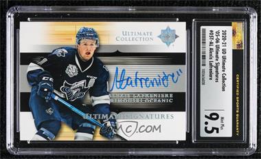 2020-21 Upper Deck Ultimate Collection - 2005-2006 Ultimate Collection Ultimate Signatures #05T-AL - Alexis Lafreniere [CSG 9.5 Mint Plus]