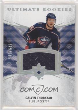 2020-21 Upper Deck Ultimate Collection - [Base] - Jersey Relics #180 - Tier 1 - Ultimate Rookies - Calvin Thurkauf /649