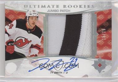 2020-21 Upper Deck Ultimate Collection - [Base] - Jumbo Autograph Patch #150 - Tier 1 - Ultimate Rookies - Ty Smith /15