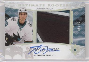 2020-21 Upper Deck Ultimate Collection - [Base] - Jumbo Autograph Patch #155 - Tier 1 - Ultimate Rookies - Alexander True /15
