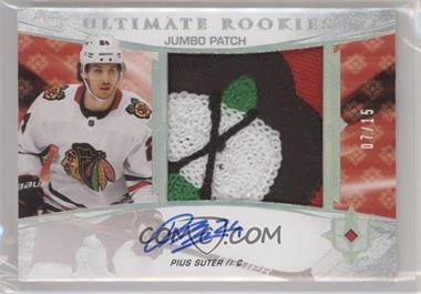 2020-21 Upper Deck Ultimate Collection - [Base] - Jumbo Autograph Patch #161 - Tier 1 - Ultimate Rookies - Pius Suter /15