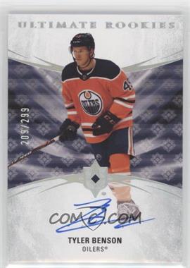 2020-21 Upper Deck Ultimate Collection - [Base] #172 - Tier 1 - Ultimate Rookies - Tyler Benson /299