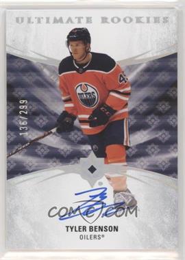 2020-21 Upper Deck Ultimate Collection - [Base] #172 - Tier 1 - Ultimate Rookies - Tyler Benson /299