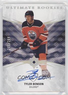 2020-21 Upper Deck Ultimate Collection - [Base] #172 - Tier 1 - Ultimate Rookies - Tyler Benson /299