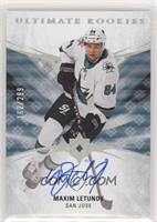 Tier 1 - Ultimate Rookies - Maxim Letunov #/299