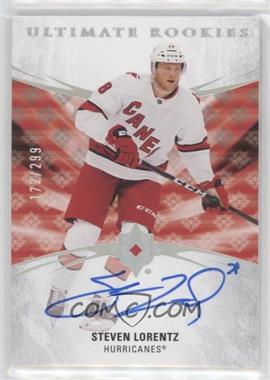 2020-21 Upper Deck Ultimate Collection - [Base] #184 - Tier 1 - Ultimate Rookies - Steven Lorentz /299