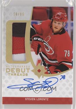 2020-21 Upper Deck Ultimate Collection - Debut Threads Auto Patch #ADT-SL - Steven Lorentz /99