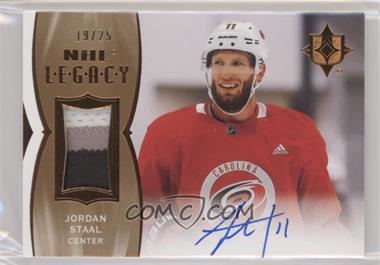 2020-21 Upper Deck Ultimate Collection - NHL Legacy Autographs - Bronze #LA-JS - Jordan Staal /25