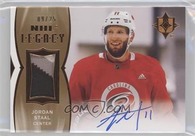 2020-21 Upper Deck Ultimate Collection - NHL Legacy Autographs - Bronze #LA-JS - Jordan Staal /25