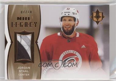 2020-21 Upper Deck Ultimate Collection - NHL Legacy Jersey Relics - Bronze Patch #L-JS - Jordan Staal /10