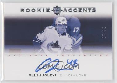 2020-21 Upper Deck Ultimate Collection - Rookie Accents Autographs #RA-OJ - Olli Juolevi /99