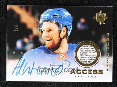 2020-21 Upper Deck Ultimate Collection - Ultimate Access Jersey Autographs - Gold Tag #UAA-AL - Alexis Lafreniere /6