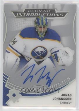 2020-21 Upper Deck Ultimate Collection - Ultimate Introductions - Autographs #UI-16 - Jonas Johansson