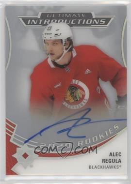 2020-21 Upper Deck Ultimate Collection - Ultimate Introductions - Autographs #UI-58 - Alec Regula