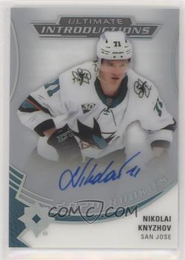 2020-21 Upper Deck Ultimate Collection - Ultimate Introductions - Autographs #UI-74 - Nikolai Knyzhov