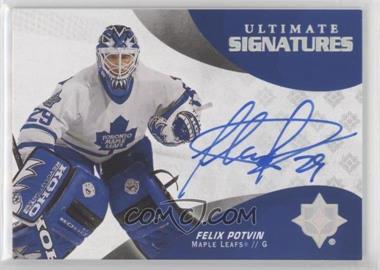 2020-21 Upper Deck Ultimate Collection - Ultimate Signatures #US-FP - Felix Potvin