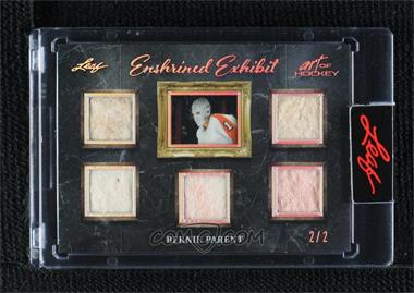 2021-22 Leaf Art of Hockey - Enshrined Exhibit Relics - Silver #EE-02 - Bernie Parent /2 [Uncirculated]