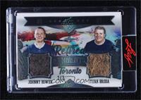 Johnny Bower, Turk Broda [Uncirculated] #/3