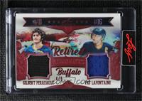 Gilbert Perreault, Pat LaFontaine [Uncirculated] #/6