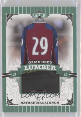 2021-22 Leaf Lumber - Game Used Lumber - Emerald #GUL-NM1 - Nathan MacKinnon /4