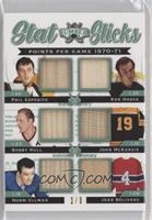 Phil Esposito, Ken Hodge, Bobby Hull, John McKenzie, Norm Ullman, Jean Beliveau…