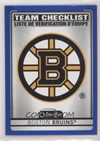 Team Checklist - Boston Bruins [EX to NM]