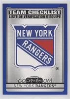 Team Checklist - New York Rangers