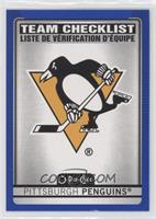 Team Checklist - Pittsburgh Penguins [EX to NM]