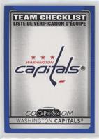Team Checklist - Washington Capitals