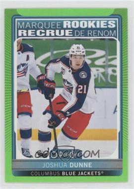 2021-22 O-Pee-Chee - [Base] - Neon Green Border #540 - Marquee Rookies - Joshua Dunne /50