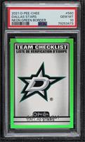Team Checklist - Dallas Stars [PSA 10 GEM MT] #/50