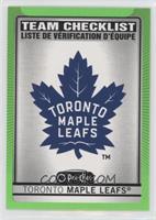 Team Checklist - Toronto Maple Leafs #/50