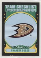 Team Checklist - Anaheim Ducks #/100