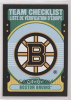 Team Checklist - Boston Bruins #/100