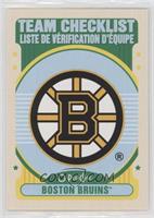 Team Checklist - Boston Bruins