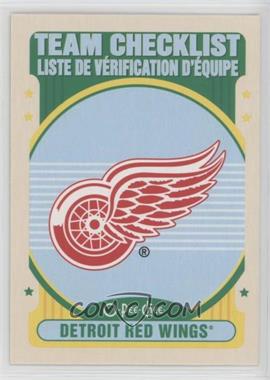 2021-22 O-Pee-Chee - [Base] - Retro #561 - Team Checklist - Detroit Red Wings