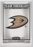 Team Checklist - Anaheim Ducks