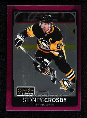 2021-22 O-Pee-Chee - Platinum Preview - Matte Pink #P-SC - Sidney Crosby /99