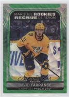 Marquee Rookies - David Farrance #/10