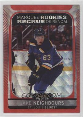 2021-22 O-Pee-Chee Platinum - [Base] - Red Surge #278 - Marquee Rookies - Jake Neighbours