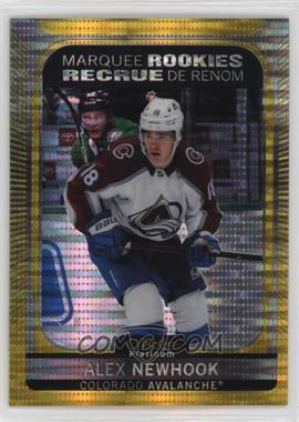 2021-22 O-Pee-Chee Platinum - [Base] - Seismic Gold #206 - Marquee Rookies - Alex Newhook /50