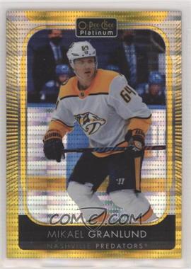 2021-22 O-Pee-Chee Platinum - [Base] - Seismic Gold #71 - Mikael Granlund /50