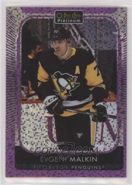 2021-22 O-Pee-Chee Platinum - [Base] - Violet Pixels #8 - Evgeni Malkin /299