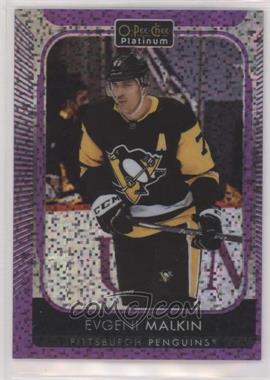 2021-22 O-Pee-Chee Platinum - [Base] - Violet Pixels #8 - Evgeni Malkin /299