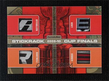 2021-22 President's Choice Game Used StickRack Update Series - Stickrack Cup Finals #SCF-12 - Dustin Byfuglien, Andrew Ladd, Scott Hartnell, Claude Giroux /3